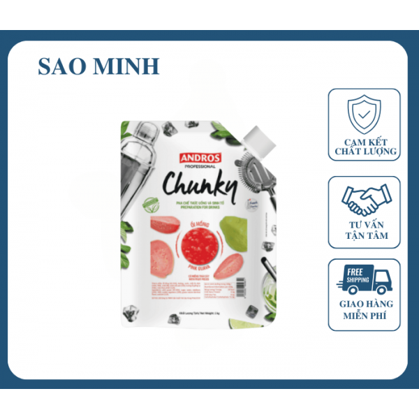 Mứt Chunky Ổi Hồng 1Kg